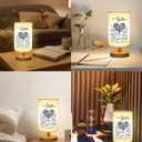 Sisters Gifts from Sister, to Sister Fabric Table Lamp, Sister Valentines Day Birthday Gifts for Sister, Bedside Table Lamp Gifts for Sisters from Sisters Adult