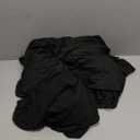 6FT Black Table Cloth - 4 Pack Fitted Stretch Rectangle Spandex Tablecloth, Washable Table Cover for Party, Picnic, Wedding, Banquet, Birthday and Festival(30" x 72")