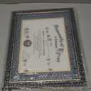 ELSKER&HOME 8.5x11 Certificate Frame - Classic Black Color Frame - Displays Diploma 8.5x11 Inch with Mat - 11x14 Inch Without Mat - For Document/Photo(Double Mat - Matte Black with Gold Rim)