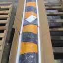 Happybuy 2pcs 6 Feet Rubber Driveway Modular Heavy Duty Speed 72.4 x 12 x 2.4 Inch Cable Protector Ramp for Garage Gravel Roads Asphalt Concrete, 2Pack-6Ft-Speed Bump