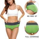 Benirap Womens Underwear Soft Cotton Hipster Panties Breathable Briefs 5 or 6 Pack (XS)