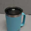 Amazon.com | Insulated Mug with Handle and Lid - Stainless Steel Vacuum Coffee Cup, Set of 2, 20 oz - Large Double Wall Coffee or Tea Cup, Thermal Camping Mug Keeps Drinks Hot, That Keeps Beer Cold: Coffee Cups & Mugs