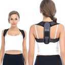 Posture Corrector for Women and Men, Back Brace Adjustable Upper Posture Support, Shoulder Posture Brace,Back Support,Comfortable Back Straightener Support for Clavicle Support