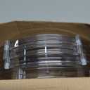 2 Set 2 Tier Non-Skid Acrylic Lazy Susan Turntable Organizer - Rotating Spice Rack - Spinning Organization for Kitchen, Pantry, Countertop, Closet, Bathroom, Vanity, Medicine Cabinet Organizing,9.25''