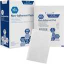 MED PRIDE Sterile Non Stick Pads for Wounds Non-Adherent Highly Absorbent Painless Removal Individually Wrapped (2x3 Inch (Pack of 100)