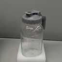 OneDream Glass Pitcher with Lid, 64 oz Large Mason Jar Wide Mouth, Sun Tea Glass Jar for Outside, Iced Tea Pitcher for Cold Beverages, Breast Milk, and Home Entertaining