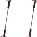 2PCS RC Toy Push Rod Adjustable Tie Rods Ball Head Joint Servo Linkage Link Rod for RC Airplane Helicopter Car Boat DIY Model Toy Parts (M3x100mm)