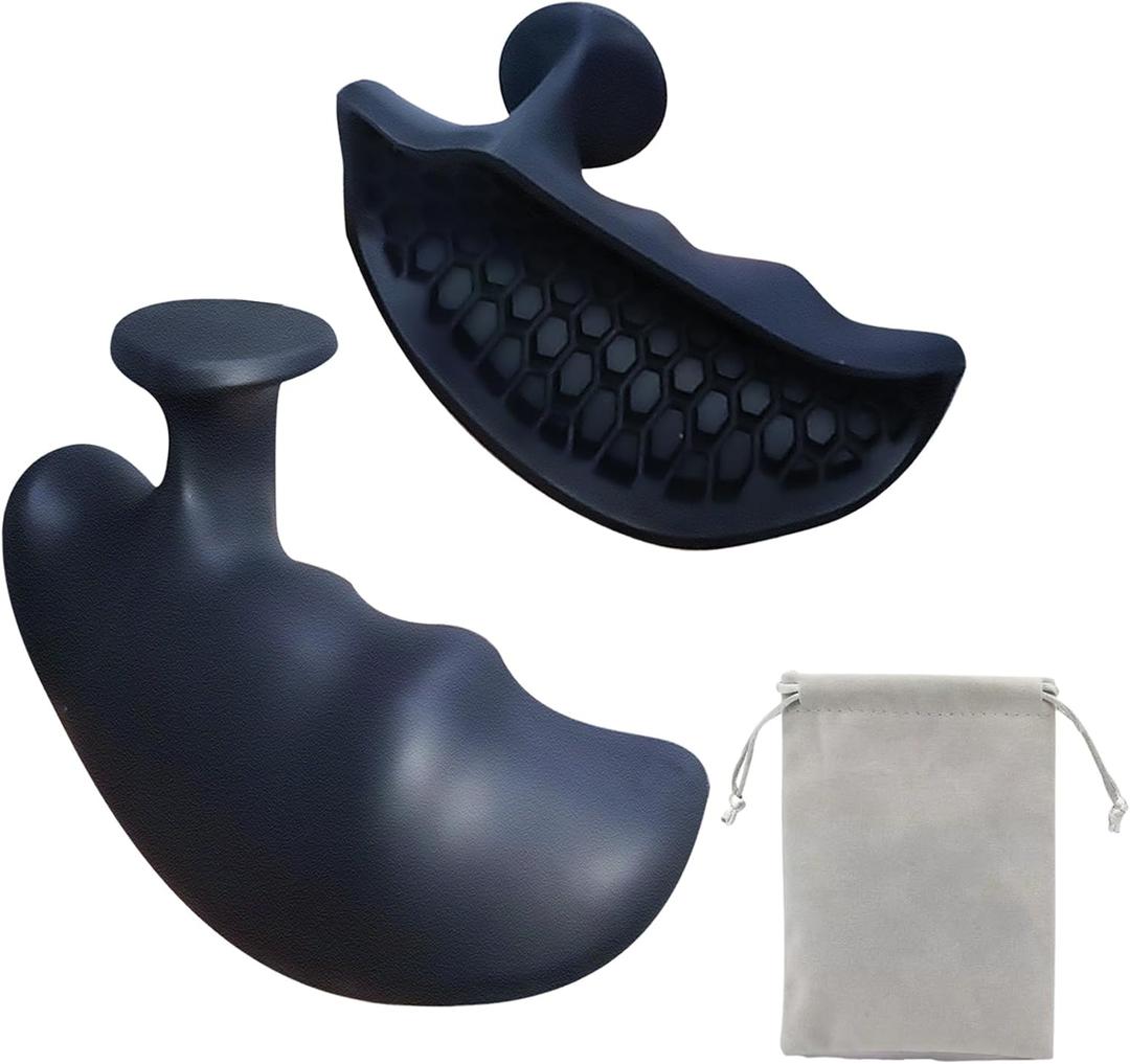 Weight Lifting Grips for Men Women Deadlifts, Ergonomics Anti-Slip Workout Grips for Weight Lifting, Pull-Ups, Gym Training and Exercise (Black-1pair)