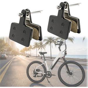 2Pcs Resin E-Bike Brake Pads for Lectric XP 1.0/2.0/3.0, XP Step-Thru 1.0/2.0/3.0, XP Lite 1.0, Rear Front Disc Brake Pads, Electric Dirt Bike Accessories Replacement Parts for Lectric XP