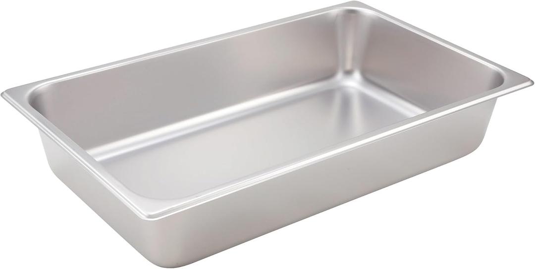Winco 4-Inch Pan, Full, Stainless Steel (Medium)