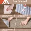 COSY HOMEER Edging Stair Treads Non-Slip Carpet Mat 28inX9in Indoor Stair Runners for Wooden Steps, Edging Stair Rugs for Kids and Dogs, 100% Polyester TPE Backing (15pc, Beige)