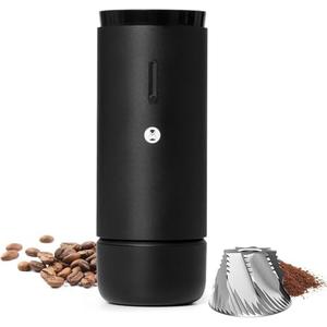 TIMEMORE Burr Coffee Grinder, Portable Electric Grinder with Metal Body, 30 Precise Settings for Espresso to French Press, Low Noise Design, Auto Stop & Clog Protection for Home & Outdoor Use (Black)