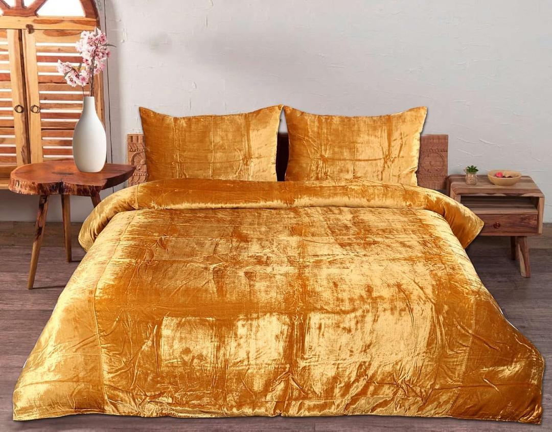  Duvet Cover Set King Size 3 Pieces, 1 Duvet Cover 104 x 90 inches with Zipper Closure with 2 Pillow Cases, Bedding Set, Comforter Not Included