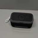 GILLIER Wireless Charging Alarm Clock Radio for Bedrooms – 15W Fast Wireless Charger Station for iPhone/Samsung, Bluetooth Stereo Speaker with FM Radio, Dimmable Display, USB Port, Sleep Timer, Black