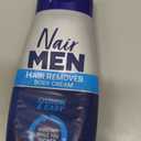 Nair Men Hair Remover Body Cream, Quick and Easy Body Hair Removal Cream for Men, Aloe and Lanolin, Dermatologist Tested, 12 Oz