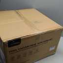 UIRWAY Upgrade Pool Vacuum Head with Side Brush & 360° Swivel Cuff, Heavy Duty Manual Kink-Resistant 1-1/2" x 40 Ft Vacuum Hoses, Weighted Triangular Shape for Inground & Above Ground Pool(No Pole)