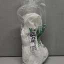 4 Yards Ruffle Trim Eyelet Embroidered Cotton Pleated Lace Trim 2.36" Wide (White)