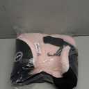 LIQUN Memory Foam Seat Waist Pillow, for Office Chair, Car, Game Chair Lower Back Pain Relief and Improve Posture Lumbar Support Pillow, (Pink)