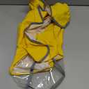 Lukovee Dog Raincoat, Adjustable Dog Rain Jacket with Clear Hooded Double Layer for Large Medium Small Dogs Puppies, Waterproof Rain Coat Poncho with Reflective Storage Pocket & Rim , Yellow, S