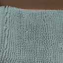GORILLA GRIP Bath Rug Mat, Thick Soft Absorbent Chenille, Quick Dry Microfiber Mats, Rubber Backing Machine Washable Shower Floor Rugs, Bathmat Runner, Bathroom Home Decor Accessories, 24x17, Seablue