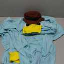 Wishliker Adult Onesie Animal Pajamas Halloween Cosplay Costumes Party Wear Blue M