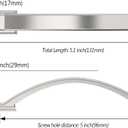 Asidrama 10 Pack 3.75 Inch(96mm) Brushed Satin Nickel Kitchen Cabinet Handles, Cabinet Pulls Kitchen Cabinet Hardware for Cupboard Drawer Pulls 3150
