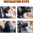 Motorcycle Driver Backrest Rider Backrest Backpad Mount Kit Compatible with Indian Scout Sixty/Bobber/Classic Solo Seat 2025