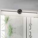 Coinmit Modern Bathroom Vanity Light 40Inch,30W Matte Black Led Bathroom Light Fixture Over Mirror 360° Rotatable 5000K
