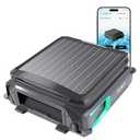 WYBOT F1 Solar Pool Skimmer Robot Cleaner with APP Support, Manually Control Cleaning Paths, Two Cleaning Modes, Edge Cleaning, 7L Large Debris Basket, Ideal for All Swimming Pool Types (No Charger)