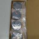 4Pc 2014+ C7 Corvette Stingray Center Caps w/Crossed Flag Logo Trim Set 23217059 (Black)
