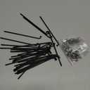 Bicycle Spokes Electric Bicycle E-Bike Tricycle Wheel 12G 2.5mm Steel 72mm-305mm with Copper Cap 28pcs Black