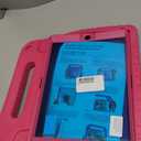 BMOUO Kids Case for iPad 6th 5th Generation (iPad 9.7 Inch, 2018/2017) / iPad Air 2 - with Screen Protector, Shockproof Handle Stand Kids Case for iPad 9.7" (iPad 6th 5th Generation)- Rose