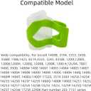 1400B Green Vacuum Hose Self-Cleaning Tool Attachment Compatible With Bissell Little Green Machine Multi-Purpose Tools Brush 4075 3194 3353 2458 3588F 1986 1425 1400W 1725R Replacement Part #1613828