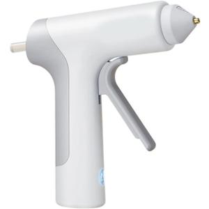 Cordless Hot Glue Gun, 10s Fast Preheat, 30PCS Mini Glue Sticks 7x100mm, 4V 20W Type-C Rechargeable, Anti-Drip, Auto-Off, for DIY Crafts, Repair, Decoration (White)