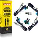 Oxygen Sensor (Only fit V6 Engine) for Chevrolet Equinox Impala Traverse GMC Terrain Acadia Cadillac SRX Buick Lacrosse Upstream +Downstream 4PCS Replace Number 12612430