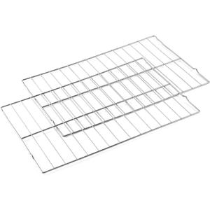 2 Pcs Upgraded WB48X20249 Oven Rack Replacement for GE Stove Oven Parts, 23.7" x 16.1" Rack-flat for GE Range Oven Parts 304 Stainless Steel Oven Wire Rack Hotpoint Stove Parts Oven Rack