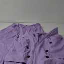 Vakkest Pant Suits for Women Dressy 2 Piece Outfit Business Casual Blazer Jackets and Wide Leg Work Office Slacks Set (XX-Large, Purple)