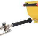 Joywayus Wall Mortar Sprayer Gun 4 Jet Hole Stucco Shovel Hopper Cement Spray Gun Plaster Stucco Sprayer