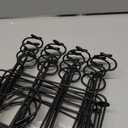 ZEDODIER 4 Pack Tank Top Hanger Space Saving, Bra Hangers for Closet Organizer, Hanging Bra Organizer Tank Tops Holder with 32 Hooks, Metal Closet Organizers and Storage Small Space Solutions, Black