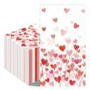 St. Patrick's Day Napkins - 100 Pcs Green Shamrock Saint Paper Disposable Party Decorations Bulk Lucky Four-leaf Clover Celtic Knot Irish Decorative Dinner Guest Cocktail Table Decor Supplies