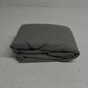 Amazon Basics Lightweight Ruffled Bed Skirt, Classic Style, Soft and Stylish 100% Microfiber With 16" Drop, Queen, Dark Grey, Solid