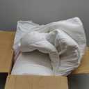 EASELAND King Size Mattress Pad Pillow Top Mattress Cover Quilted Fitted Mattress Protector Cotton 8-21" Deep Pocket Cooling Topper (78x80 Inches, White)