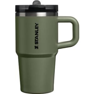 STANLEY Quencher ProTour Flip Straw Tumbler with Leakproof Lid | Built-In Straw & Handle | Cupholder Compatible for Travel | Insulated Stainless Steel Cup | BPA-Free (20 Ounces, Dried Pine)