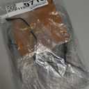 3Pcs Old Man Costume Accessories Grandpa Silver Wig with Glasses Inflatable Crutch for Men 100th Day