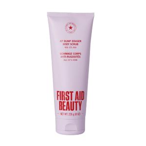 First Aid Beauty KP Bump Eraser Body Scrub with 10% AHA, Keratosis Pilaris Skin Exfoliator with Glycolic and Lactic acids
