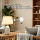 75 Watt Incandescent Light Bulbs, A19 75 WATT Incandescent Bulb Shatter Resistant Rough Service Light Bulb 60+ Watt A19 Shape, Soft White (12PACK)