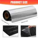 1 Pack 20" X 32' Roof Repair Tape Heavy Duty Waterproof Self Adhesive Asphalt Tape with Fluorocarbon Film SBS Modified Bitumen UV Resistant for RV Metal Roof Home Trailer (Aluminum Foil Film)