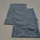 JUSPURBET Light Blue Throw Pillow Covers Set of 2 Decorative Velvet Pillow Covers for Couch Sofa Bed Soft Lumbar Cushion Covers with Invisible Zipper for Living Room Home Decor,12x20 inch