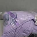 EVERYDAY KIDS Nap Mat with Removable Pillow - Lavender - Carry Handle with Straps Closure, Rollup Design, Soft Microfiber for Preschool, Daycare, Travel Sleeping Bag - Ages 3-6 Years (Purple)