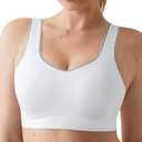 Wacoal Womens Sydney Sport Underwire Bra 855302 White 32-DDD